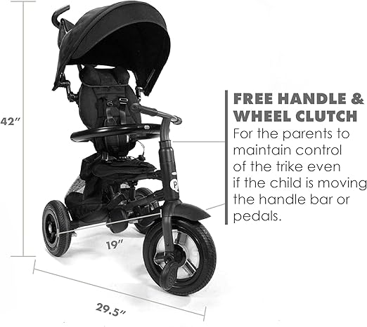 QPLAY RITO AIR 3 IN 1 FOLDABLE TRIKE - Image 2