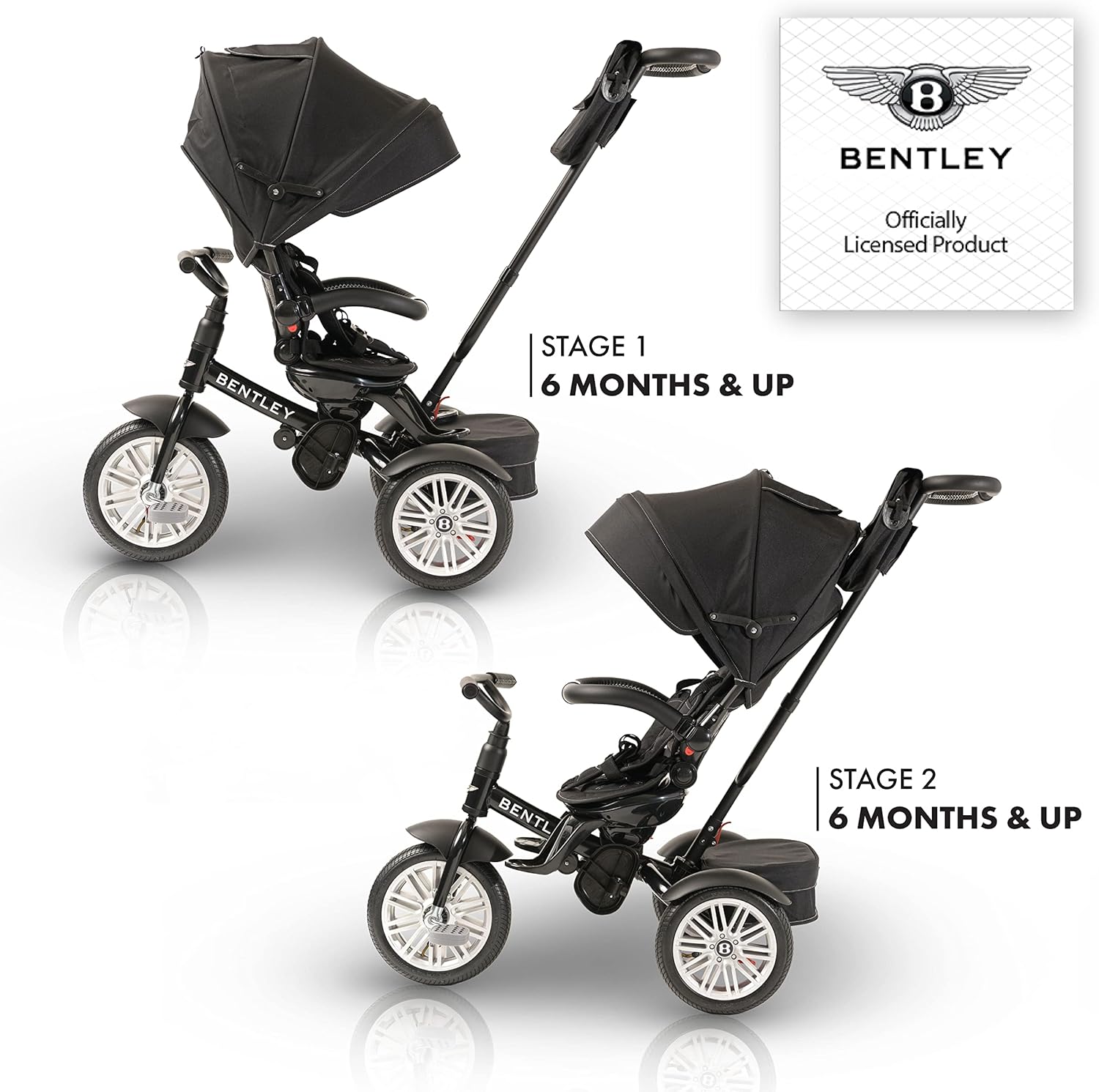 THE BENTLEY STROLLER 6 IN 1 TRIKE - Image 9