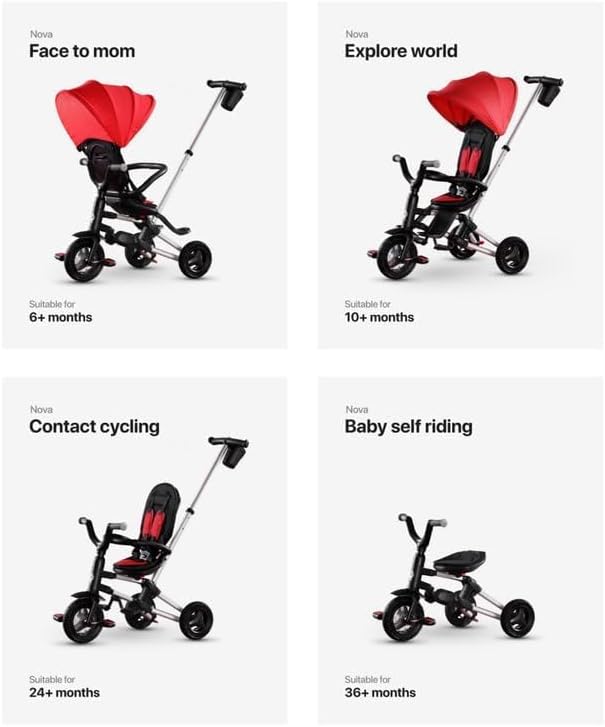 QPLAY NOVA EVA 6 IN 1 FOLDABLE TRIKE - Image 10