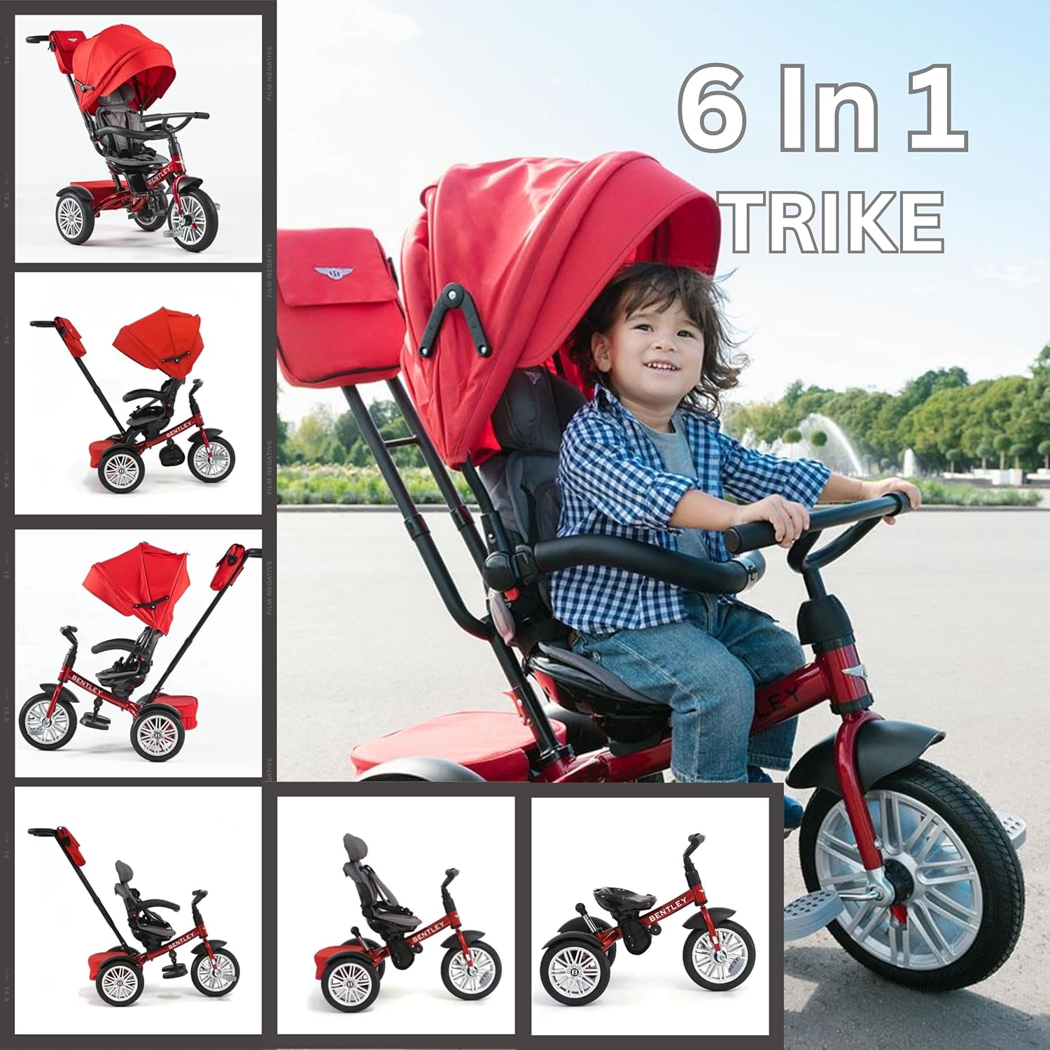 THE BENTLEY STROLLER 6 IN 1 TRIKE - Image 17