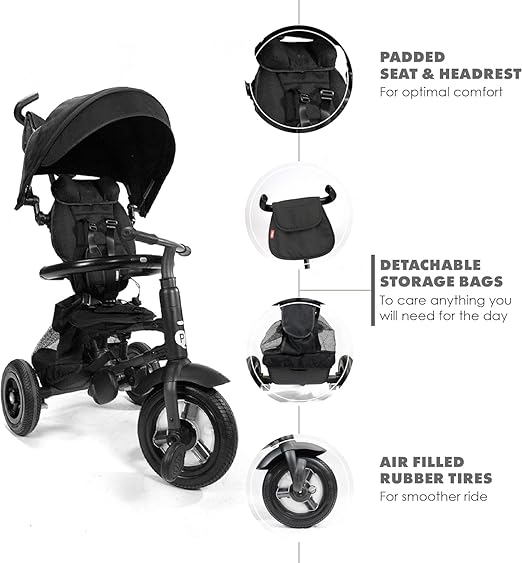 QPLAY RITO AIR 3 IN 1 FOLDABLE TRIKE - Image 3