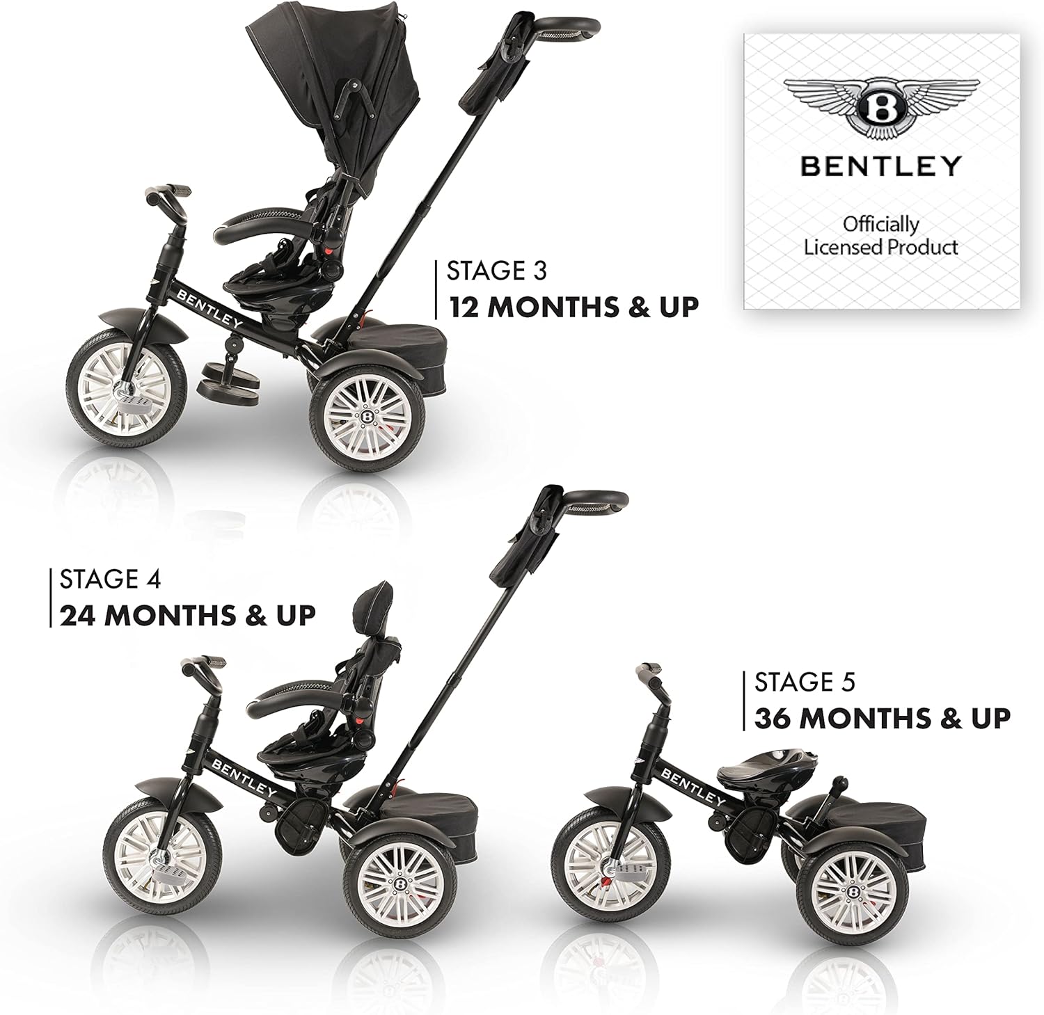 THE BENTLEY STROLLER 6 IN 1 TRIKE - Image 10