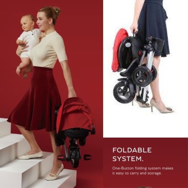 QPLAY NOVA EVA 6 IN 1 FOLDABLE TRIKE - Image 12