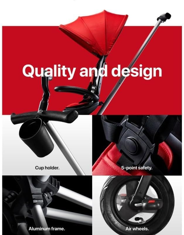 QPLAY NOVA EVA 6 IN 1 FOLDABLE TRIKE - Image 13