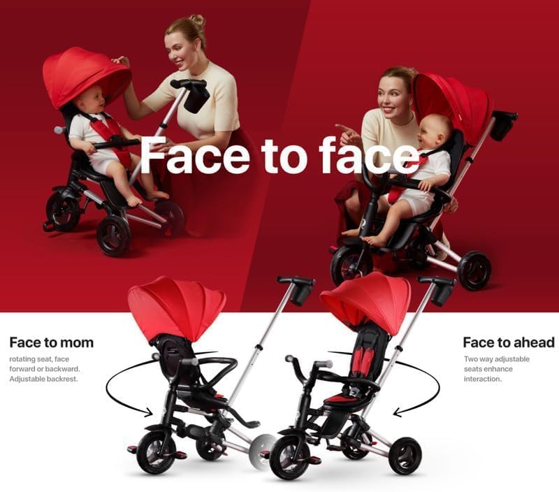 QPLAY NOVA EVA 6 IN 1 FOLDABLE TRIKE - Image 15